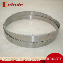 Woodworking saw blade with alloy teeth