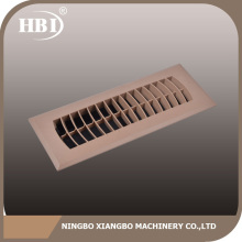 2016 new style wooden baseboard diffuser ceiling square deflection plastic floor plastic round square linear slot diffuser