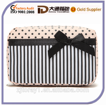 Dot Printed Designer Cosmetic Bag Travel Kit Bag