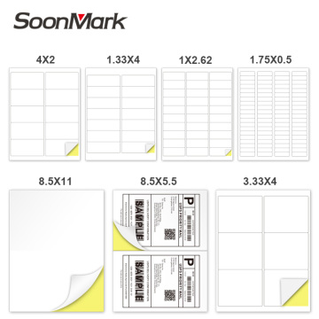 Self Adhesive A4 Paper Barcode Sticker Labels Sheet