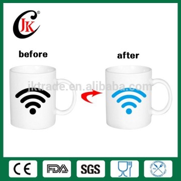 Wholesale hot water changing color mug ceramic magic mug