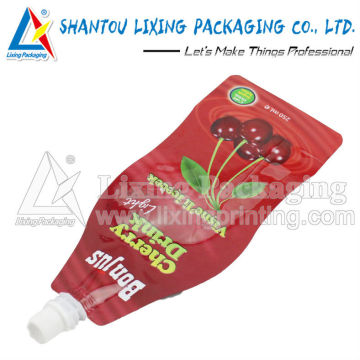 LIXING PACKAGING resealable spout pouch, resealable spout bag, resealable pouch with spout, resealable bag with spout