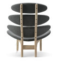 corona chair wood frame by poul volther