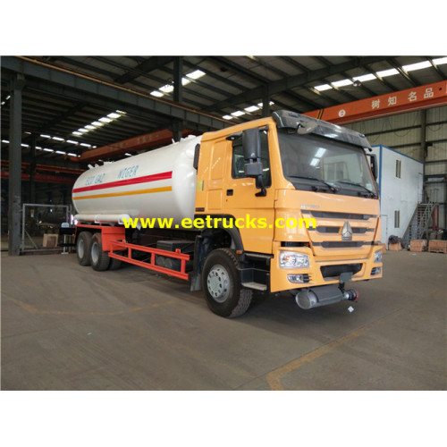 30 M3 6x4 Propane Delivery Tanker Vehicles