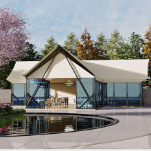 Seaside Glass Tent for Outdoor Hotel Parties and Events