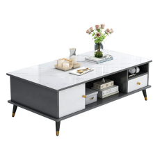 TV cabinet combination modern square household tea table