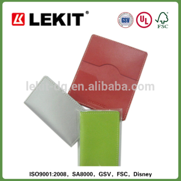 Fashion slim leather atm card holder