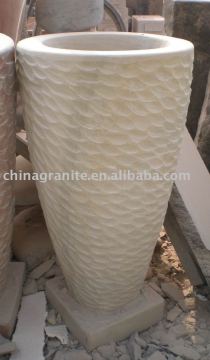 sandstone flower planter