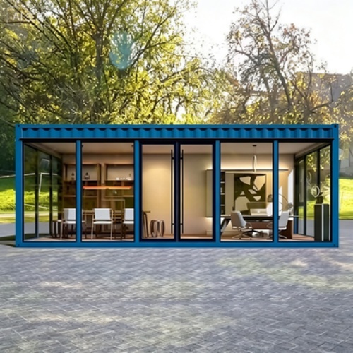 Stylish Quick-Assemble Container Home with Creative Design