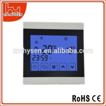 2 Pipe Large Green LCD Thermostat