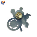 Metal Man 3d Monamel Lapel Badge Pin