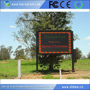 Wireless control Outdoor double color digital led display