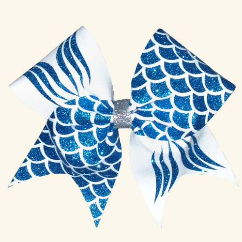 Mermaid Print Custom Competition Bows