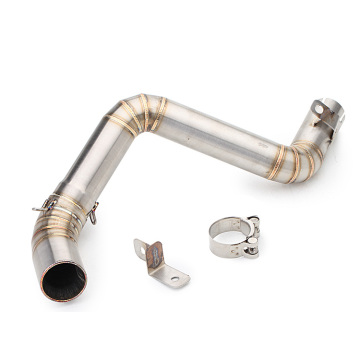 Stainless Steel Middle Link Pipe for Ducati Duke 390 & Duke 200 Exhaust System: 2011-2016 Models