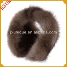 Fashion brown winter sable heated kids earmuff