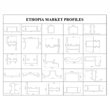 Ethiopia Market Aluminium Profile for Alco-5 system