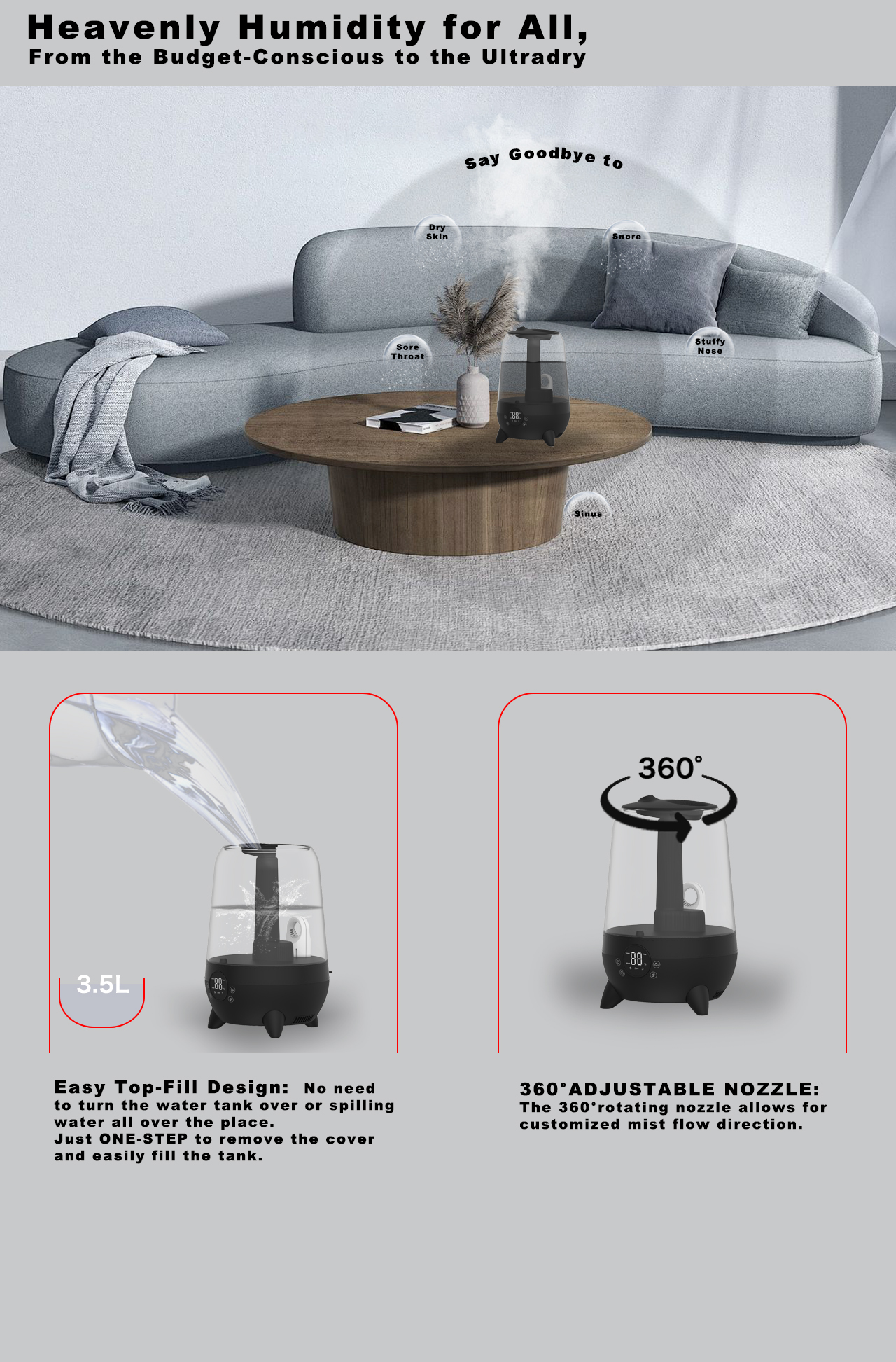 HTJ-2253C humidifier air HTJ-2253C humidifier air