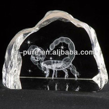 Scorpio Etched Crystal iceberg