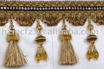 decorative curtain tassel fringe