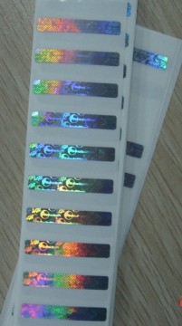 hologram scratch label/hologram label