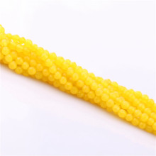 4-12mm Natural Round Yellow Agate Gemstone beads