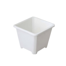 PP white plastic flower pot