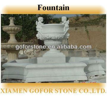 Natural stone outdoor fountains