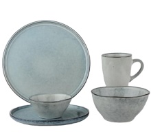 Color Glazed Dishes Plates Dinnerware Set