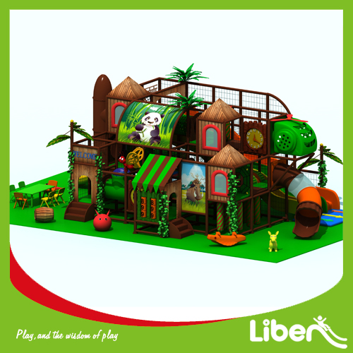 Soft indoor amusement playground