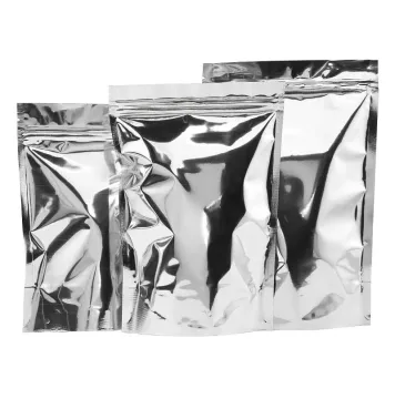 Aluminum Plated Self-Sealing Gift Bag with Reflective Design