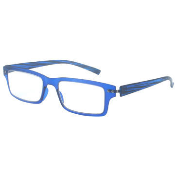 Plastic reading glasses with very thin frame and temples with various colors are availableNew