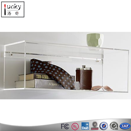 Acrylic Wall Mount Magazine Rack,Wall Mounted Toiletries Display