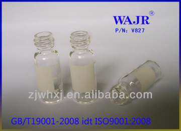 V827 1.5ml screw glass vials autosampler vials