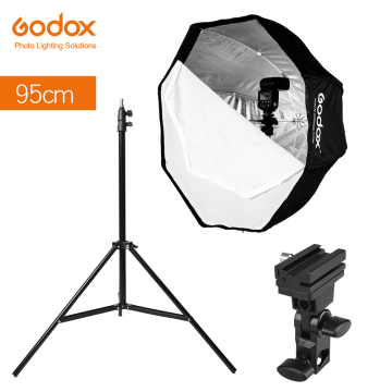 Godox 95cm Octagon Umbrella Softbox Kit for Canon Nikon Godox Speedlite Flash