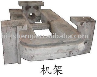 Casting body, machine body, valve body, casting foundry