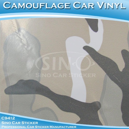 Sino auto adhesivo coche cuerpo abrigo Camoufalge vinilo Film estirable