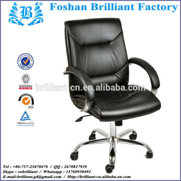 foldable office chair and de lujo moderno jefe de cuero silla de oficina for office chair raw materials 8115A 2