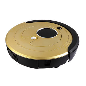 Robot Vacuum Cleaner with low noise, HEPA filter, two main brushes, mop function