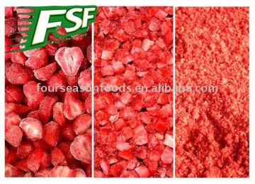 IQF strawberry dice