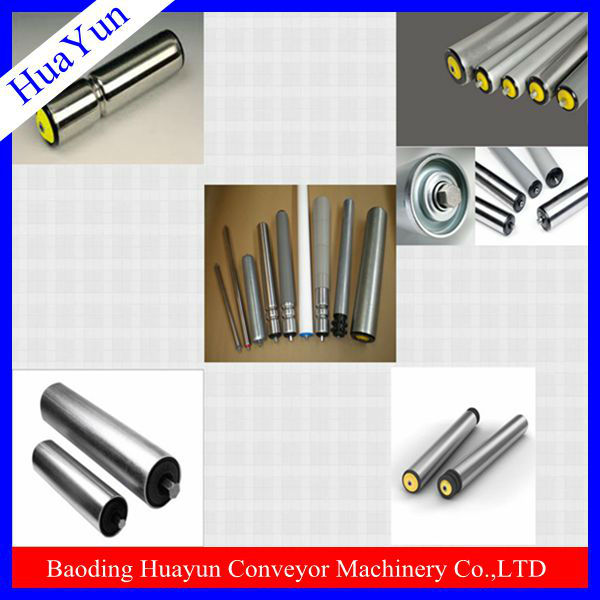 50mm diameter galvanized spring shaft gravity roller