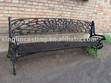 cast iron park bench