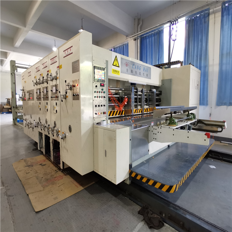 Canghai printing die cutting machine with stack