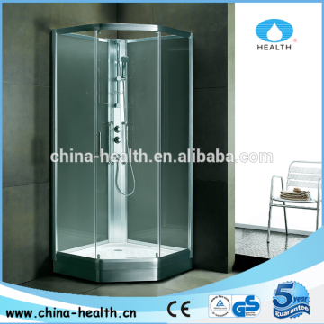 Glass enclosed shower