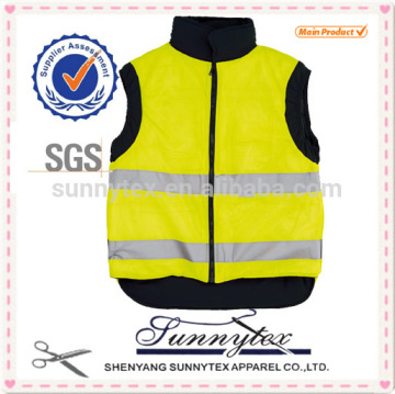 Sunnytex winter padded soft shell reversible multi-pocket waistcoat work