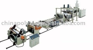 Provide PE,ABS,PMMA multi-layer co-extrude sheet production line