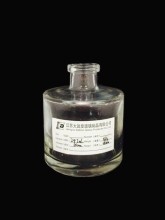 home decorative round aroma reed diffuser glass bottle with rattan sticks