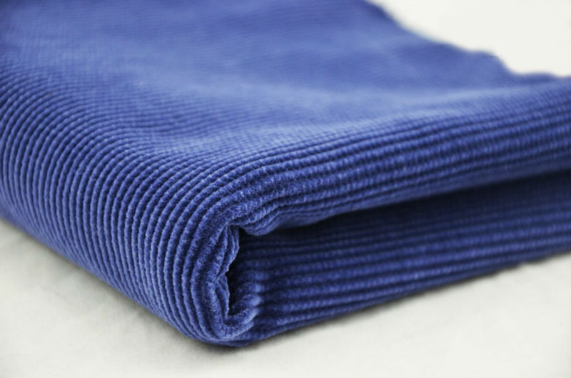 blue corduroy fabric 