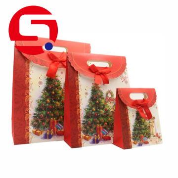 Small Christmas paper gift bags
