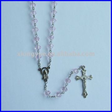 Fashion Crystal Glass Rosary Beads