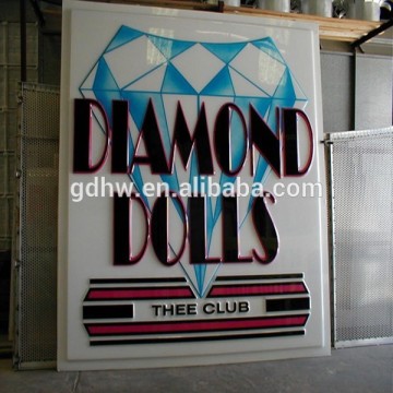 Vacuum forming outdoor advertising products